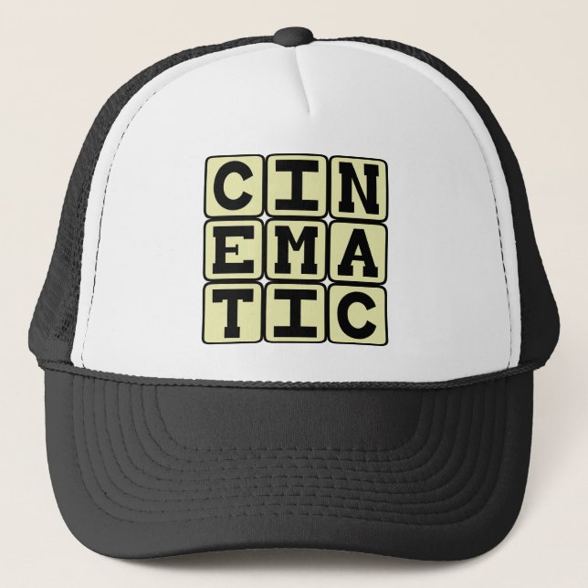 Boné Cinematográfico, Como Um Filme (Frente)