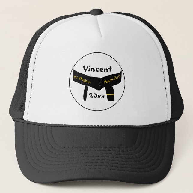 Boné Cinturão negro do grau das artes marciais ø (Frente)