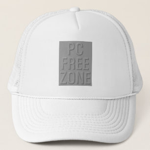 Boné CINZA da Zona Franca do PC com chapéu de caminhone