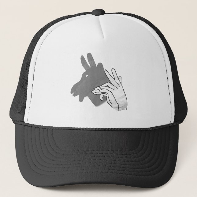 Boné Cinza Hand Silhouette Billy Goat (Frente)