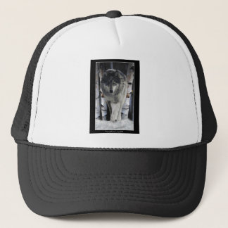 Boné Cinza Pack Wolf Alpha Willife Art Hat