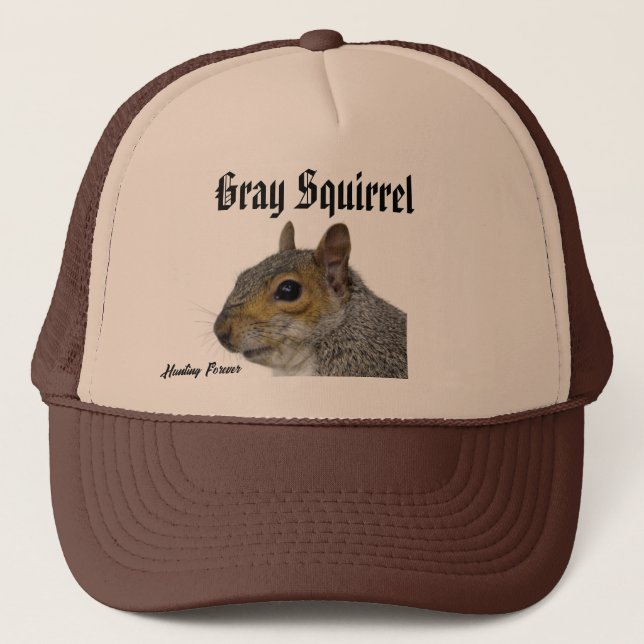 Boné Cinza Squirrel Hat (Frente)