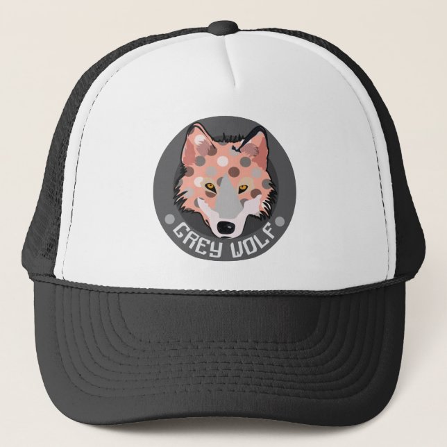 Boné Cinza Wolf (Frente)