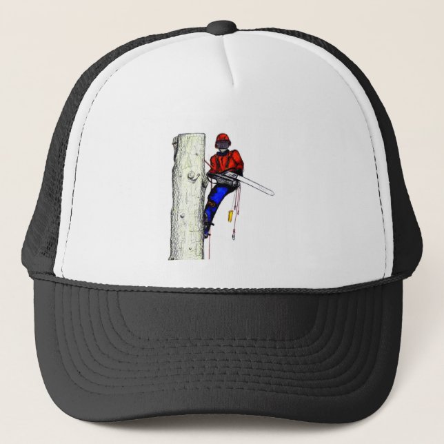 Boné Cirurgião Árvore Arborista no trabalho presente Ch (Frente)