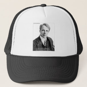 Boné Citação de Robert Frost "Caminho Percorrido" em Ca