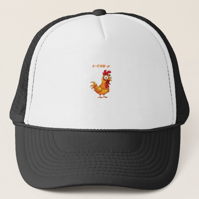 Boné Citação Engraçada Clássica F-Caw-F (Frente)
