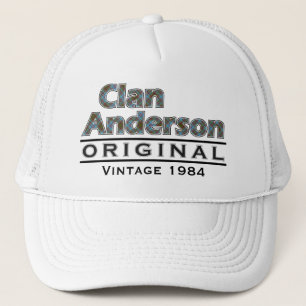 Boné Clan Anderson Vintage Personalize seu aniversário