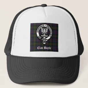 Boné Clan Boyle Crest & Tartan