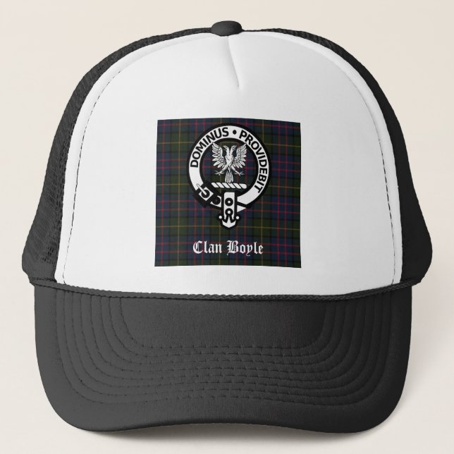 Boné Clan Boyle Crest & Tartan (Frente)