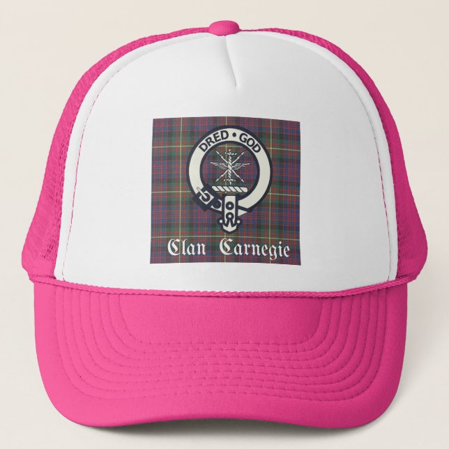 Boné Clan Carnegie Crest Tartan (Frente)