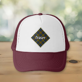 Boné Clan Fraser caçando Tartan Trucker Hat