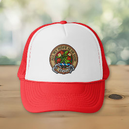 Boné Clan Fraser Crest sobre Tartan Trucker Hat