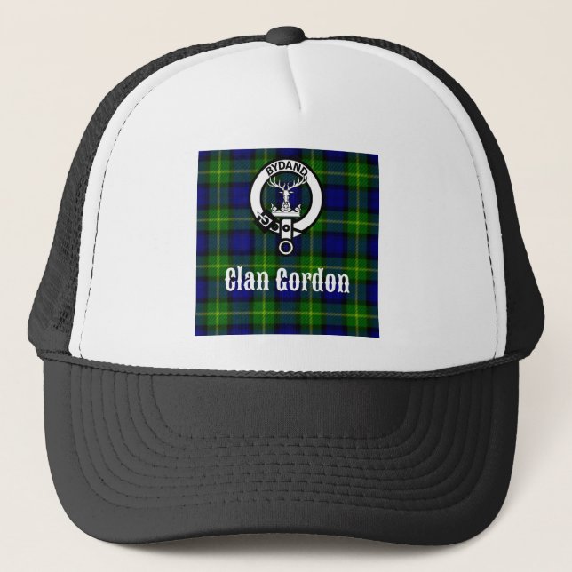 Boné Clan Gordon Tartan Crest (Frente)