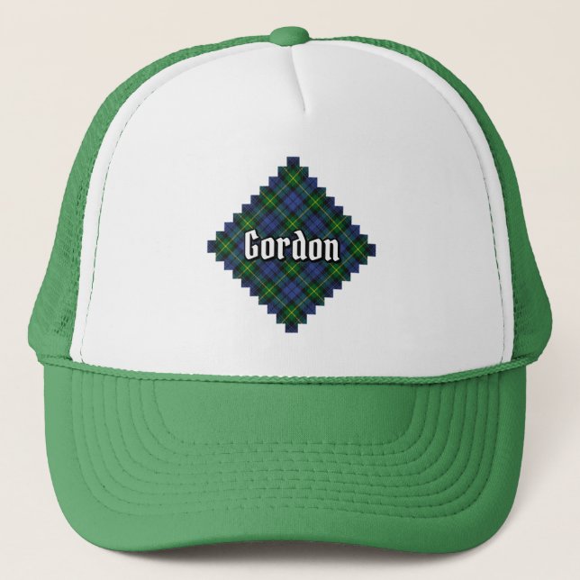 Boné Clan Gordon Tartan Trucker Hat (Frente)