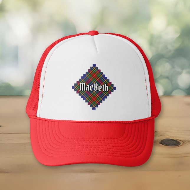 Boné Clan MacBeth Tartan Trucker Hat (Criador carregado)