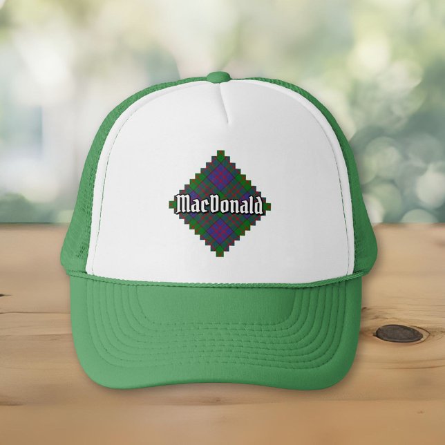 Boné Clan MacDonald Tartan Trucker Hat (Criador carregado)