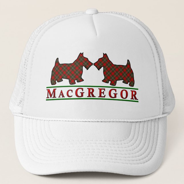 Boné Clan MacGregor Tartan Scottie Dogs (Frente)