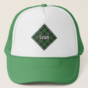 Boné Clan Scott Green Tartan Trucker Hat