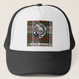 Boné Clan Stewart Crest & Tartan