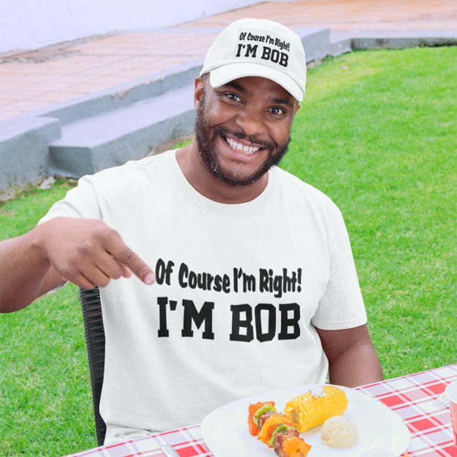 Boné Claro que sou o chapéu certo (Criador carregado)