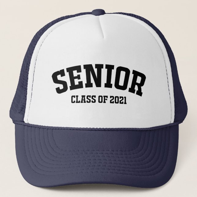 Boné Class of 2021, Senior Gifts, Senior 2021 (Frente)