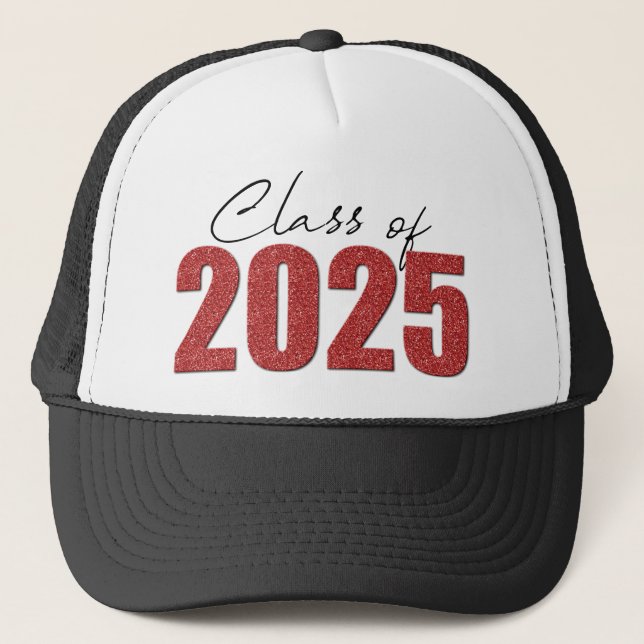 Boné Classe de brilho vermelho de 2025 (Frente)