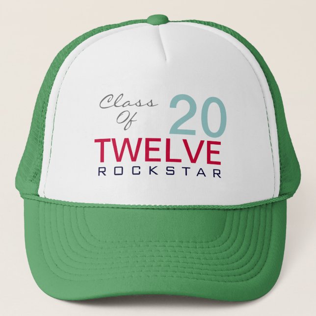 Boné Classe de chapéu do camionista de 2012 ROCKSTAR (Frente)