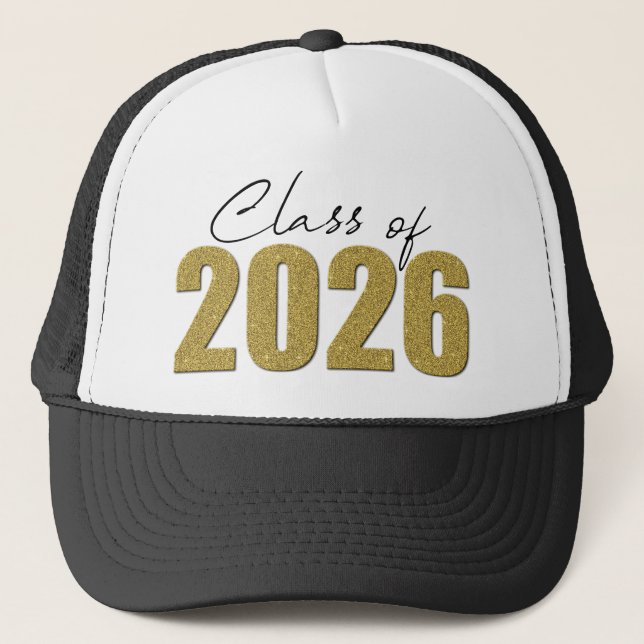 Boné Classe de Largura Dourada de 2026 (Frente)