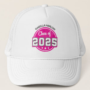 Boné Classe de Nome do Formando Rosa 2025