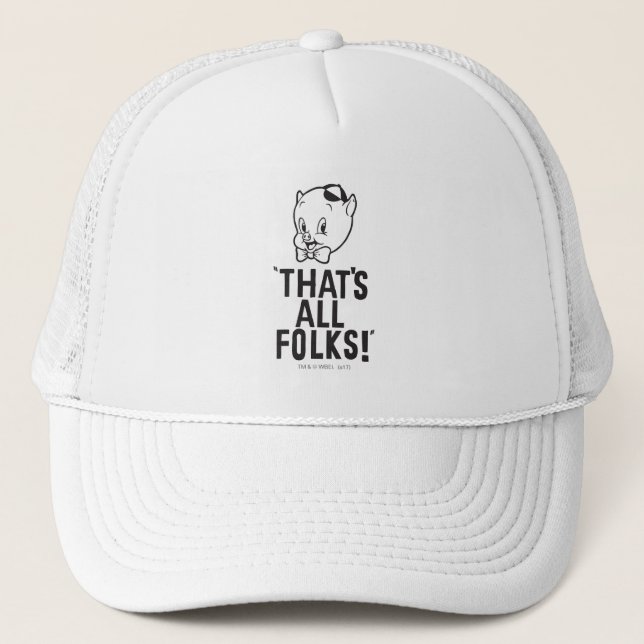Boné Classic Porky Pig "That's All Folks!" (Frente)