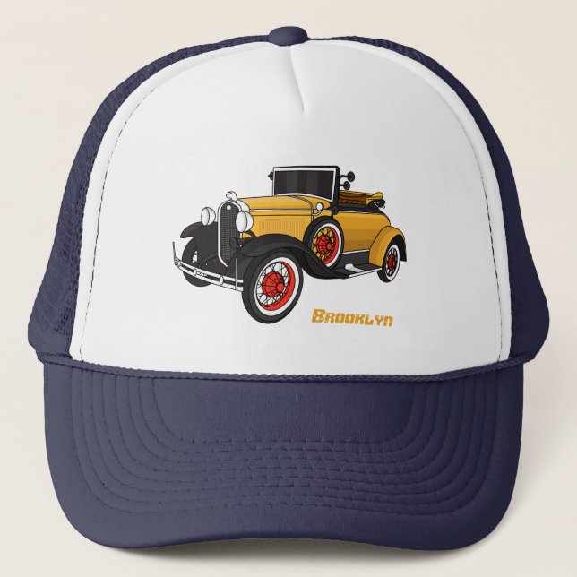 Boné Classic yellow car 1931 (Frente)