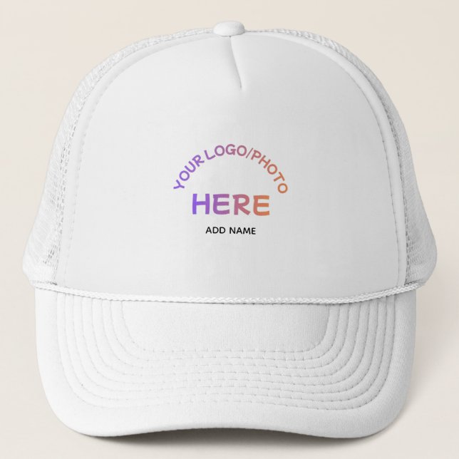 Boné Clássico Personalizado com Logotipo e Nome Co (Frente)