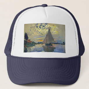 Boné Claude Monet - Barco à vela em Le Petit-Gennevilli