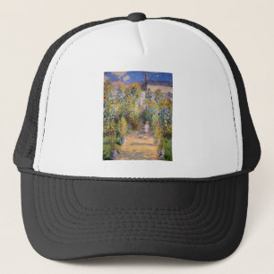Boné Claude Monet o jardim do artista em Vétheuil, 1880