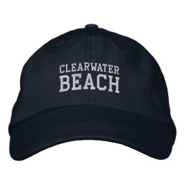 Boné Clearwater Beach Florida Embroidered Baseball Hat