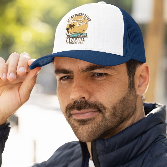 Boné ClearWater Florida Beach Summer (Criador carregado)