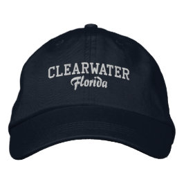Boné Clearwater Florida Embroidered Baseball Hat