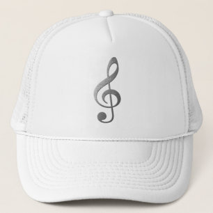 Boné clef de triplo de prata