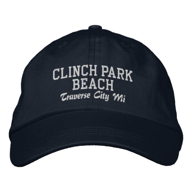 Boné Clinch Park Beach Traverse City MI Baseball Hat (Frente)
