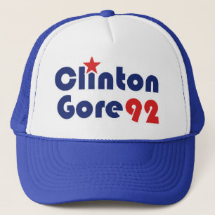 Boné Clinton Gore 92 Retro-Democrata