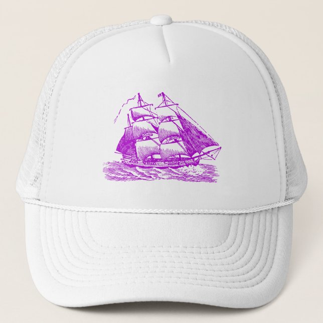 Boné Clipper - Purple (Frente)