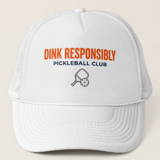 Boné Clube de Pickeleball Dink Responsavelmente