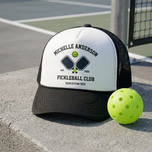 Boné Clube de Pickleball Equipe-Remadas e Bola Personal