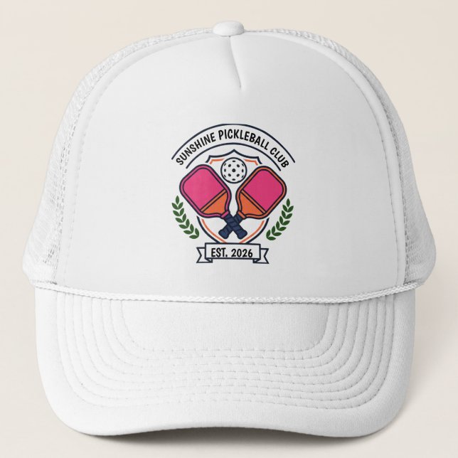 Boné Clube de Pickleball Personalizado Equipe Caminhone (Frente)