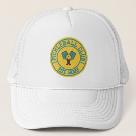 Boné Clube de Pickleball Vintage Est. 2024 Emblema