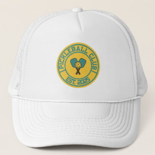 Boné Clube de Pickleball Vintage Est. 2024 Emblema