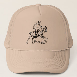 Boné clube de polo equestre