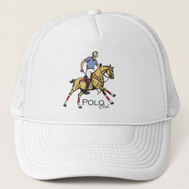 Boné clube de polo equestre (Frente)