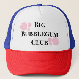 Boné "Clube do Grande Chiclete" Bolhas Amigo Divertido