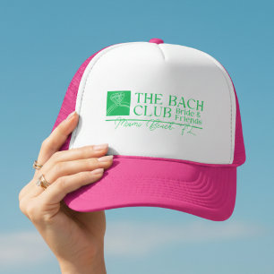 Boné Clube Moderno de Bach Rosa Despedida de Solteira